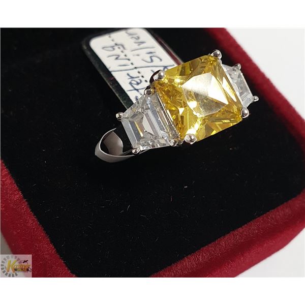 NEW 925 STERLING SILVER LADIES RING SIZE 7,