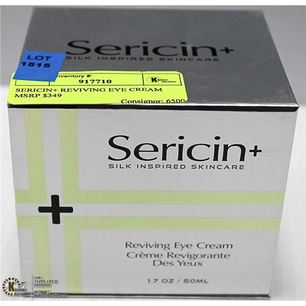 SERICIN+ REVIVING EYE CREAM MSRP $349