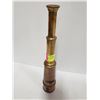 Image 1 : BRASS AND LEATHER TELESCOPE