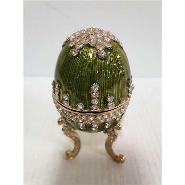 SORELLE MUSIC BOX FABERGE EGG STYLE
