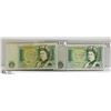 Image 1 : 2 ENGLAND ONE POUND NOTES 1981+84
