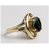 Image 2 : 14 KARAT YELLOW GOLD AMMOLITE RING