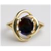 Image 3 : 14 KARAT YELLOW GOLD AMMOLITE RING