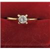 Image 1 : 14K GOLD DIAMOND RING SIZE 10 LOCAL APPRAISAL 2336