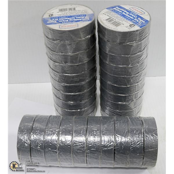 BOX WITH 30 ROLLS OF TOOLEX INSULATING PVC TAPE