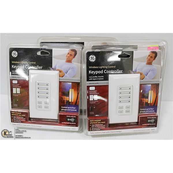 LOT OF 4 GE WIRELESS LIGHTING CONTROLS