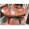 Image 1 : ROUND WOOD TONE COFFEE TABLE 36" X 20"