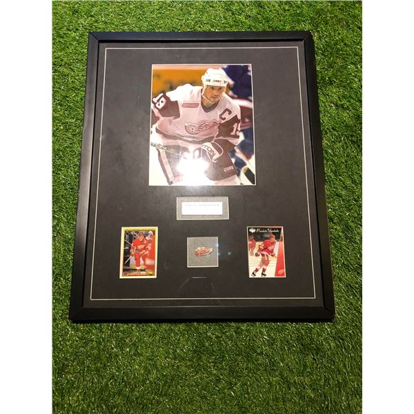 FRAMED STEVE YZERMAN PHOTO