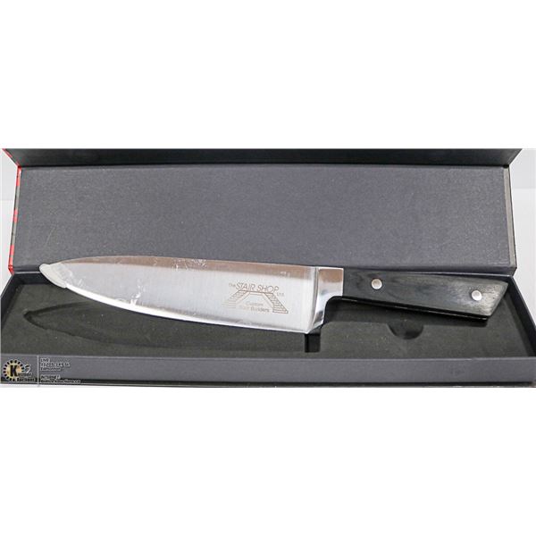 SHINSEI 13" JAPANESE CHEF'S KNIFE W/ WOOD HANDLE