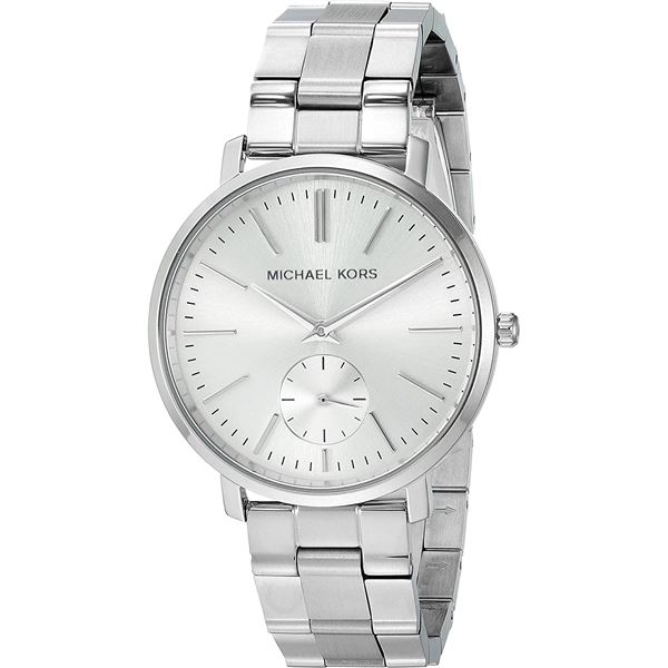 NEW MICHAEL KORS SILVER DIAL ST. STEEL MSRP $345