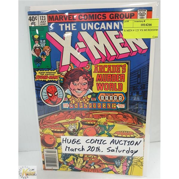 X-MEN # 123 VS MURDERWORLD