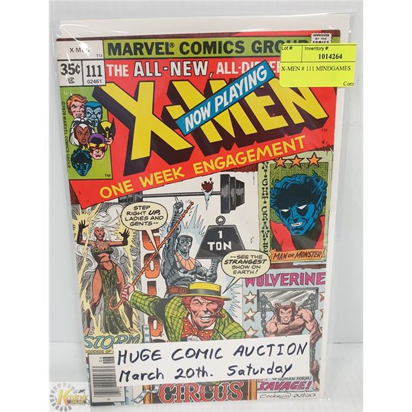 X-MEN # 111 MINDGAMES
