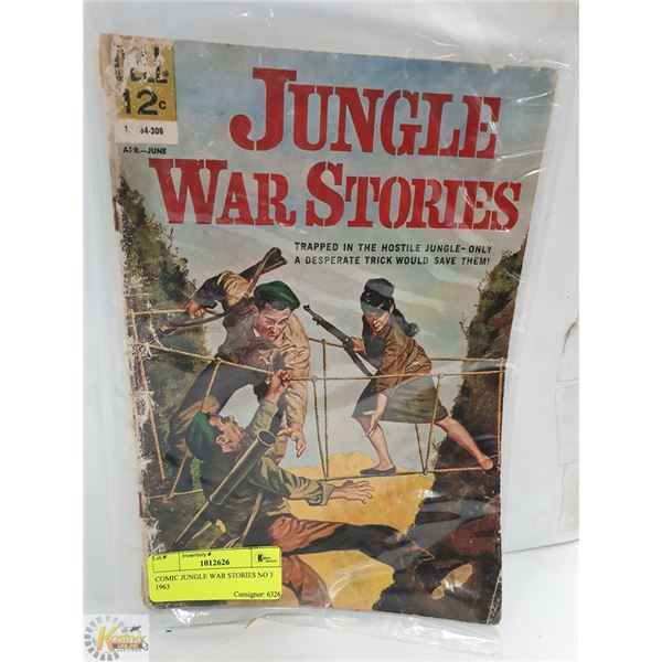 COMIC JUNGLE WAR STORIES NO 3 1963