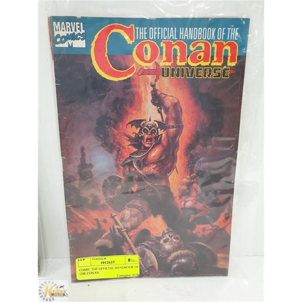 COMIC THE OFFICIAL HANDBOOK OF THE CONAN