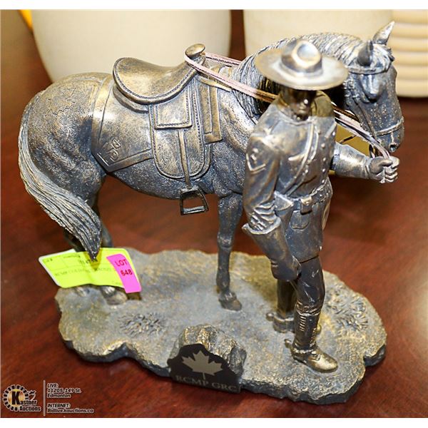 RCMP COLD-CAST BRONZE STATUE