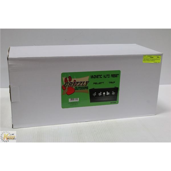 NEW GRIZZLY OUTDOOR MAGNETIC PELLET TRAP & TARGETS