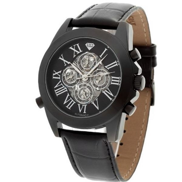 NEW DESIGNER YVES CAMANI BLACK AUTOMATIC MSRP $399