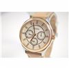 Image 2 : NEW FOSSIL ROSE GOLD TAN LEATHER CHRONO WATCH