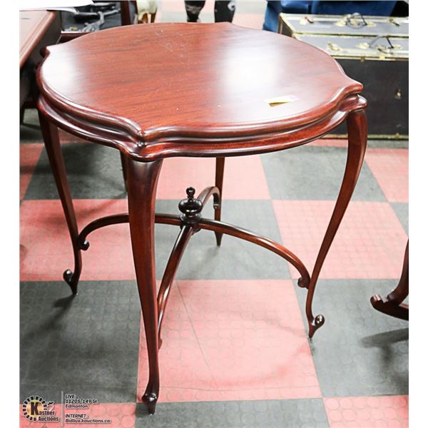 SOLID WOOD END TABLE 30" TALL