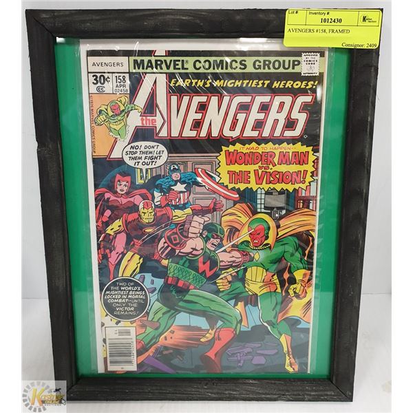 AVENGERS #158, FRAMED
