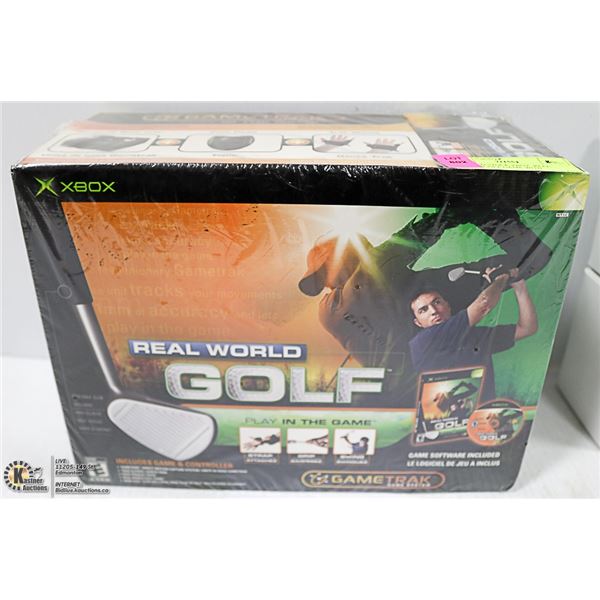 NEW OLD STOCK XBOX  REAL WORLD GOLF GAME WITH