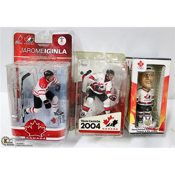 COLLECTION OF TEAM CANADA COLLECTIBLE FIGURES