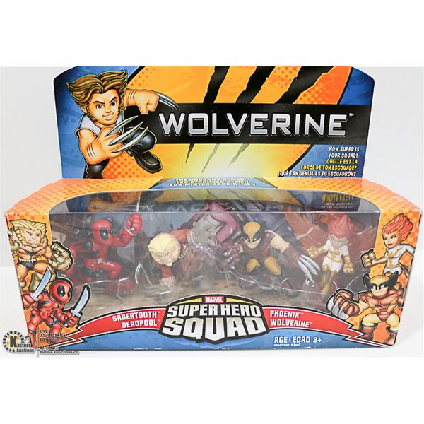 NEW MARVEL SUPER HERO SQUAD WOLVERINE THE UNCANNY