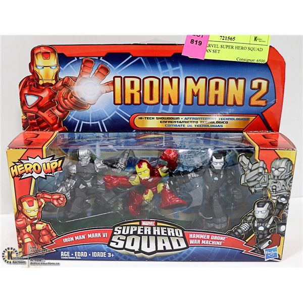 NEW MARVEL SUPER HERO SQUAD IRON MAN SET