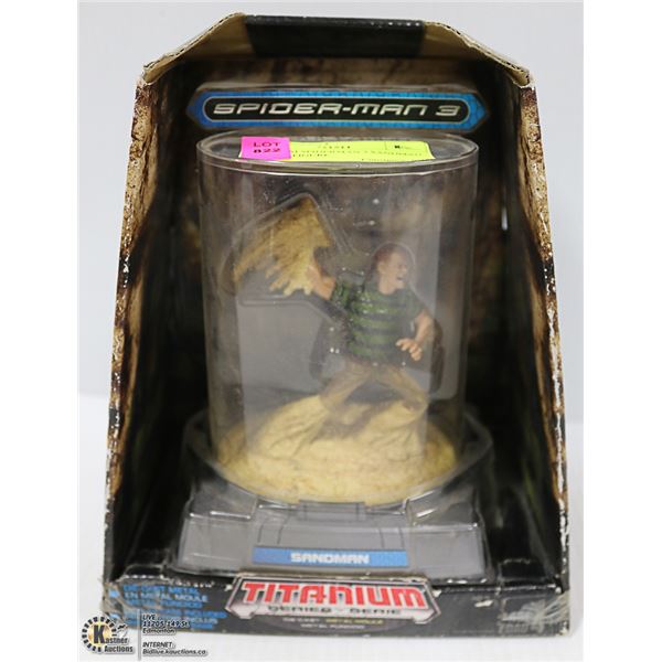 TITANIUM SPIDERMAN 3 SANDMAN DIECAST FIGURE