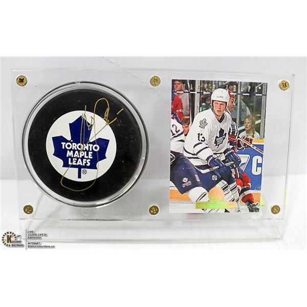 TORONTO MAPLE LEAFS STAR MATS SUNDIN AUTOGRAPHED