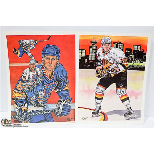 2 LIMITED EDITION HOCKEY PRINTS