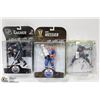 Image 1 : 3 SEALED N.H.L. HOCKEY COLLECTIBLE FIGURE