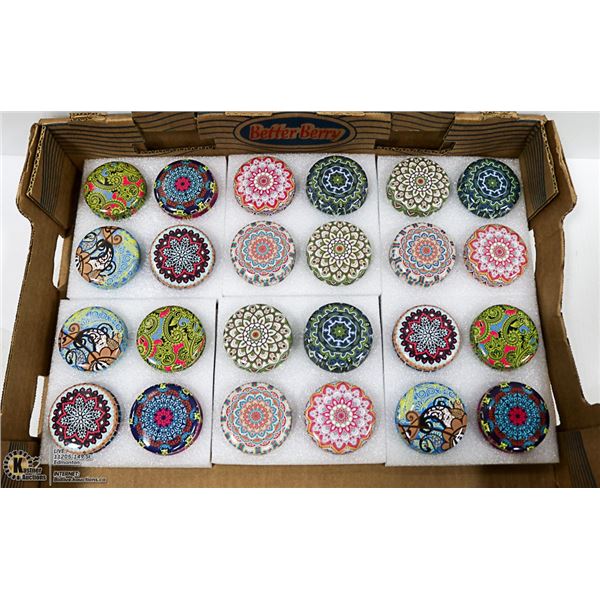 24 TINS OF SCENTED CANDLES