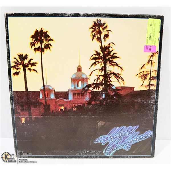 EAGLES HOTEL CALIFORNIA 1976 RECORD ALBUM