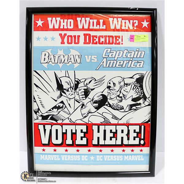 BATMAN VS CAPTAIN AMERICA MARVEL VS DC WHO