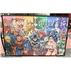 Image 1 : 34" x 22" DC COMICS SUPERHEROES COLLECTIBLE