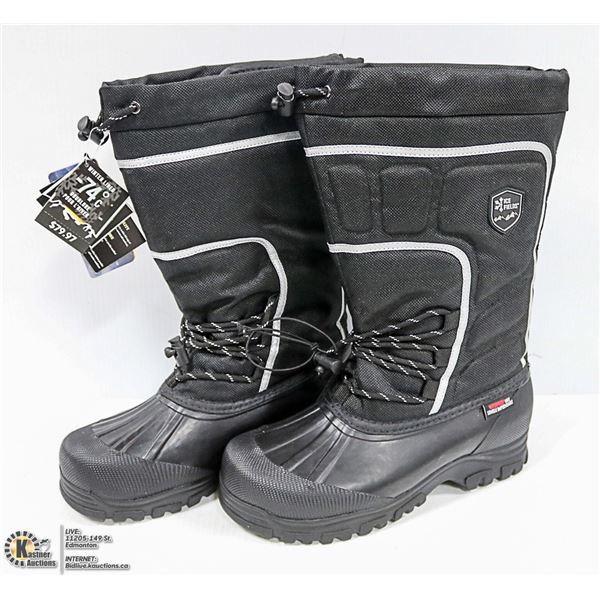 ICE FIELDS WINTER BOOTS SZ 10 -74°