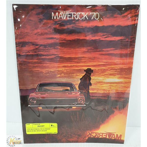 1970 MAVERICK DEALERSHIP BROCHURE