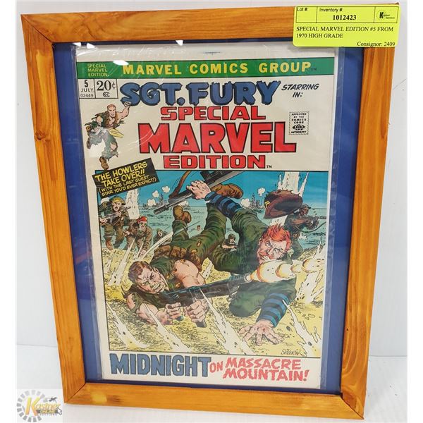 SPECIAL MARVEL EDITION #5 FROM 1970