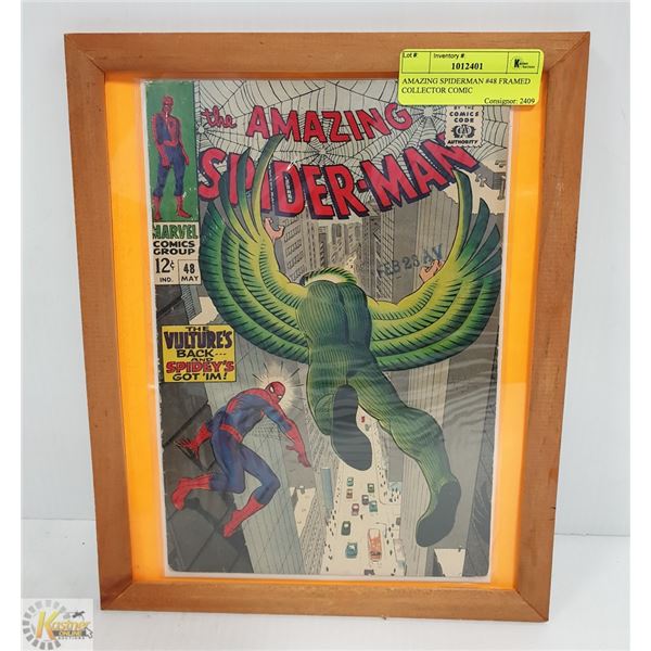 AMAZING SPIDERMAN #48 FRAMED COLLECTOR COMIC