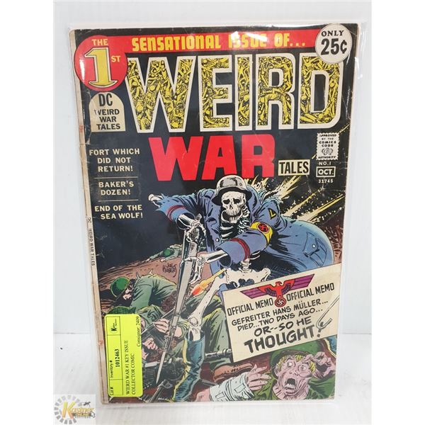 WIERD WAR #1 KEY ISSUE COLLECTOR COMIC