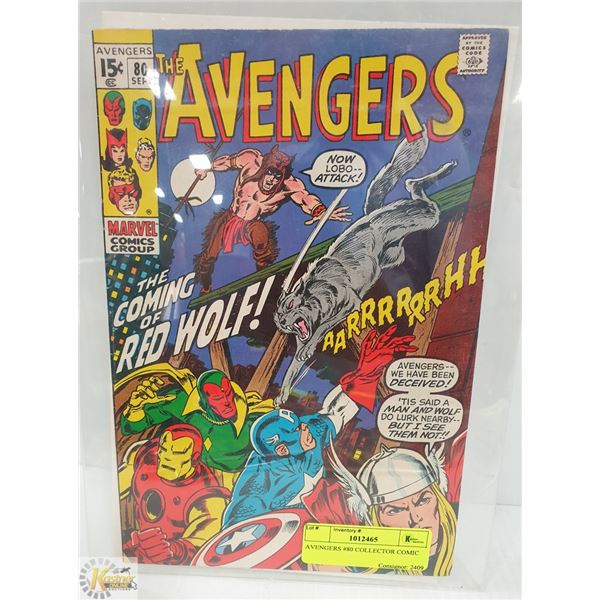AVENGERS #80 COLLECTOR COMIC