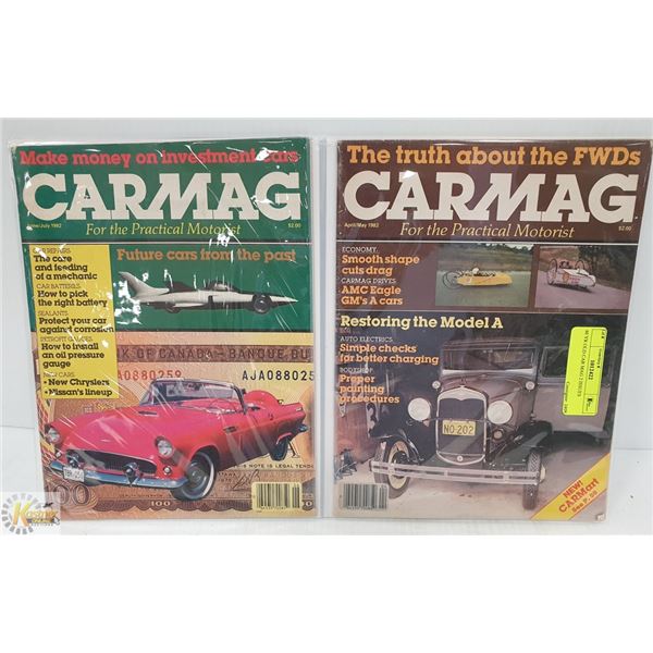40 YR OLD CAR MAG 2 ISSUES