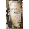 Image 1 : LARGE BUDDHA CANVAS PICTURE 30" X 60"