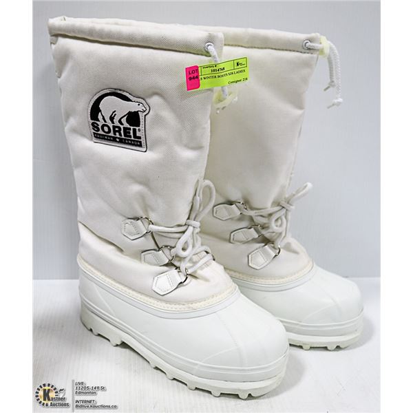 SORELS WINTER BOOTS SZ6 LADIES NEW