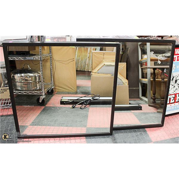 TWO IKEA MIRRORS 26" X 26"