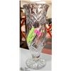 Image 1 : CRYSTAL VASE 10" TALL