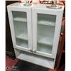 Image 1 : WHITE WALLMOUNT BATHROOM CABINET 24" X 9" X 33"