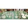 Image 1 : LARGE ESTATE LOT WITH ASSORTED CRYSTAL, CUT GLASS