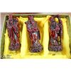 Image 1 : SET OF 3 ASIAN WISE MEN FIGURES